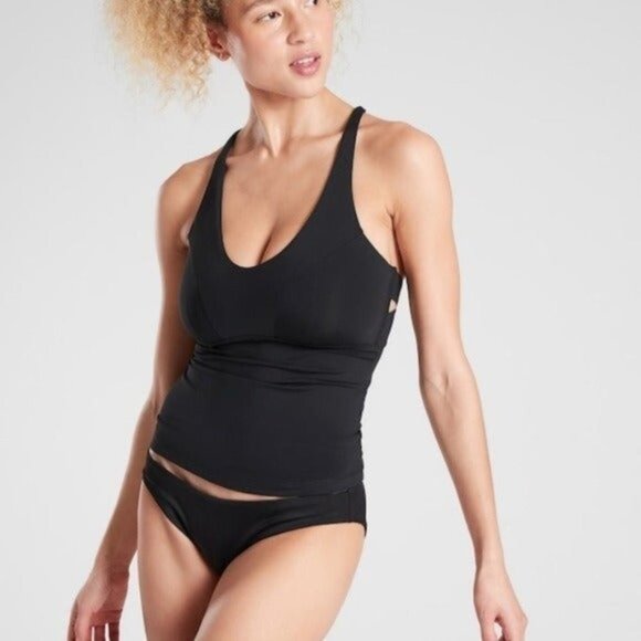 ATHLETA A-C Triangle Tankini Swim Top - Picture 1 of 10